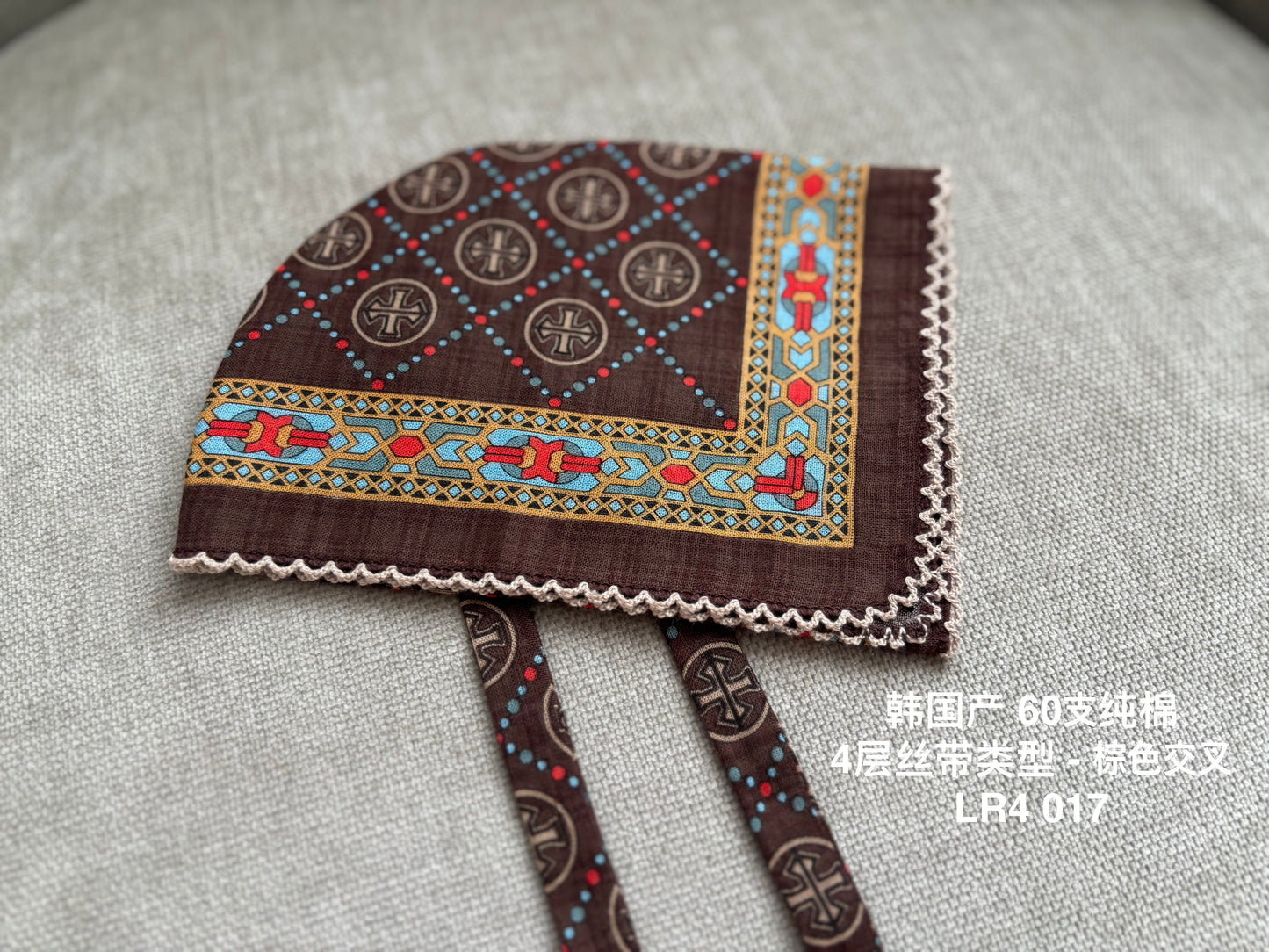 4层丝带类型 - 棕色交叉